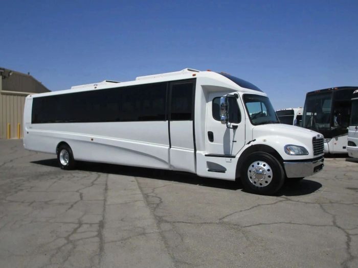Large white party bus – Cheyenne party bus rental